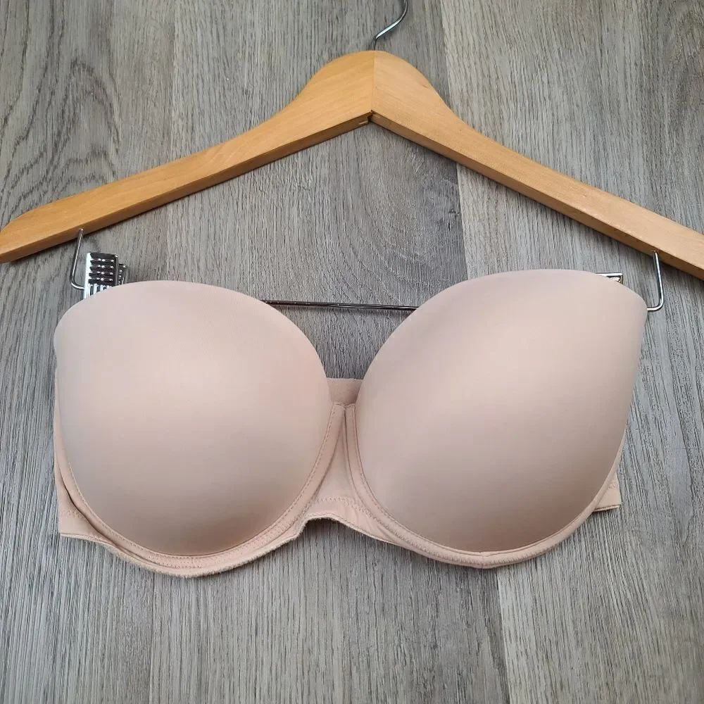 Pink Victoria's Secret Wear Everywhere Multi-way Push-up Bra size 34DD